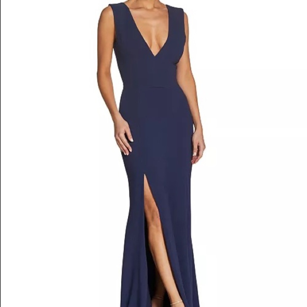 Sandra V-Neck Gown - Dress the Population